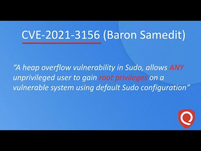 Sudo 被爆高危漏洞：可提权至 Root 众多 Linux 发行版受影响