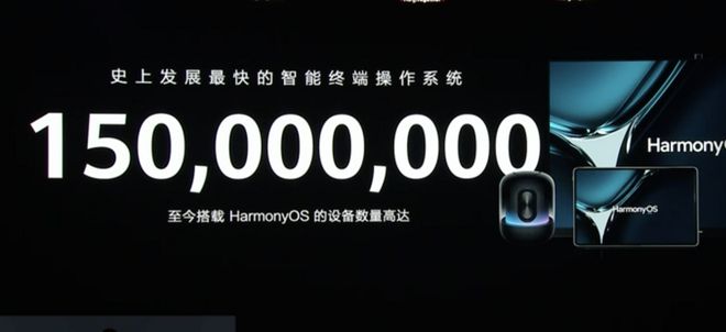 余承东：HarmonyOS搭载设备数量已有1.5亿