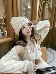 苏娅2022春季新款纯欲小众设计感无袖连帽卫衣女长袖坎肩高腰拼接卫裤