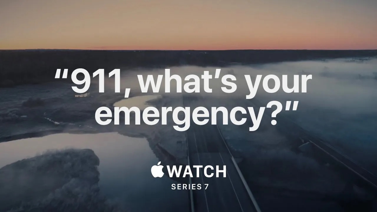 苹果分享Apple Watch广告《911》突出自救功能