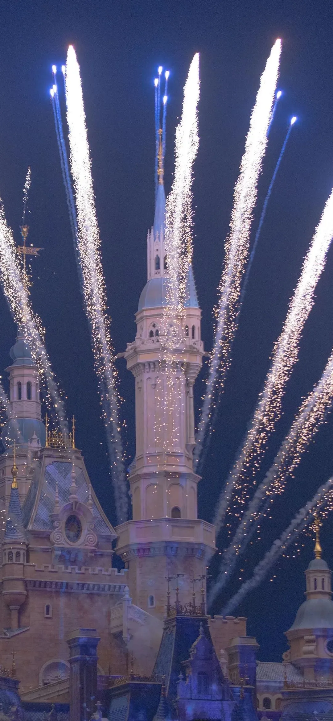 迪士尼烟花壁纸 万千灯盏，都不是归处。