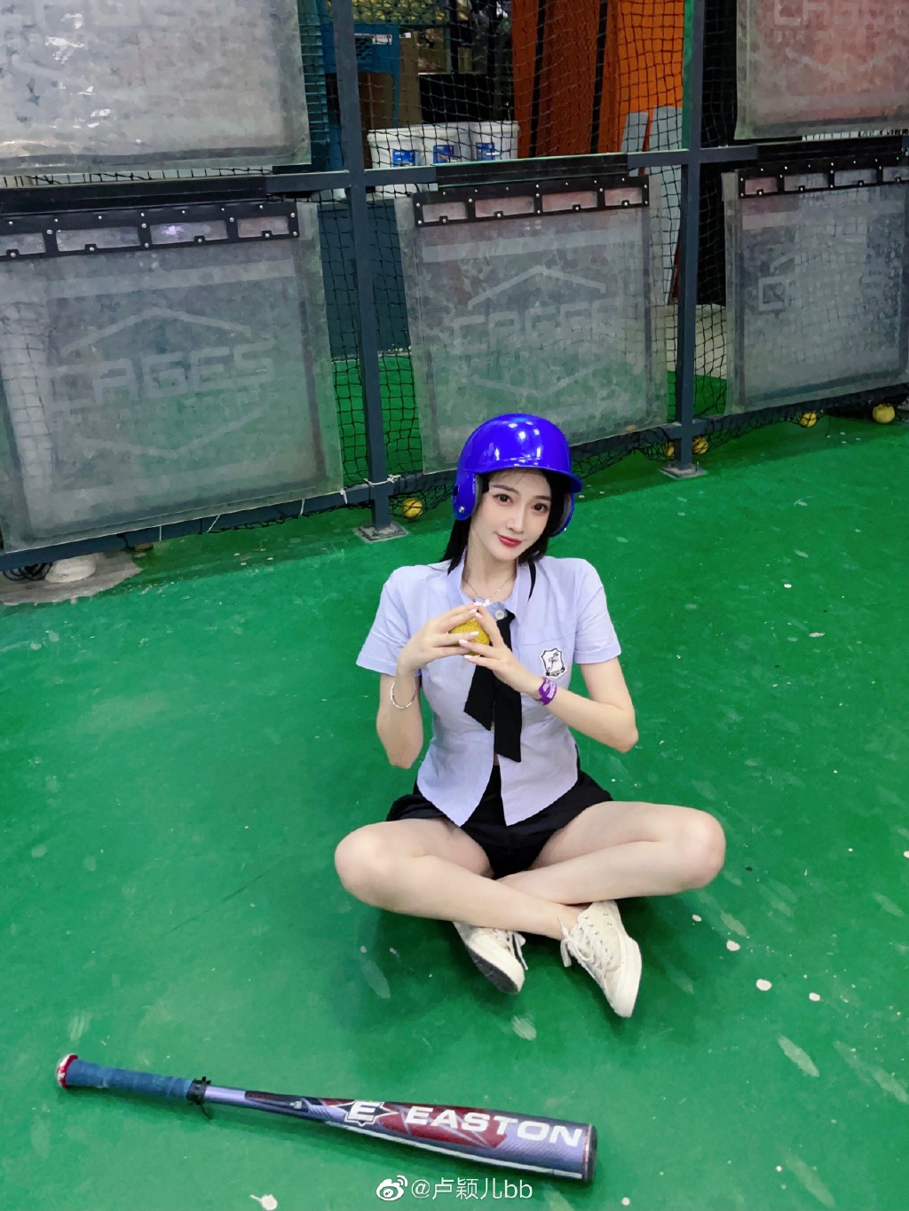 卢颖儿bb今天是校园棒球女孩 2上海·CAGES凯吉思餐厅棒球馆(静安店) ​​​​