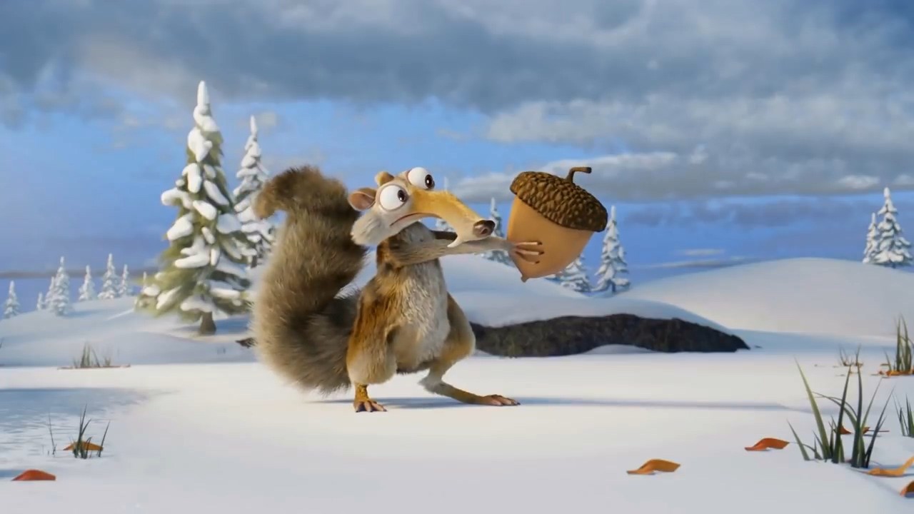 《冰河世纪》告别视频 大结局小松鼠终于吃到了橡果