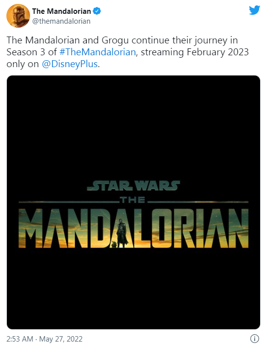 《曼达洛人》第三季来了 2023年2月正式开播