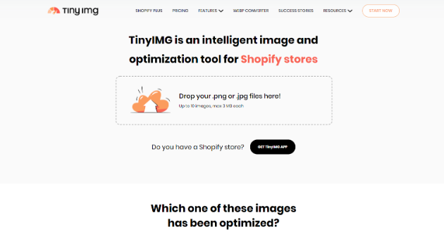 Tinyimg: 在线图片压缩工具