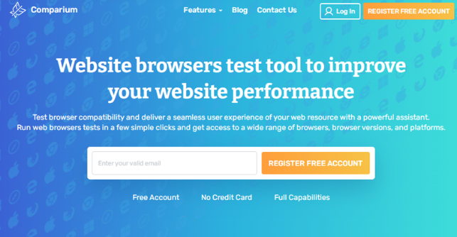 comparium: 在线云浏览器网站兼容性测试平台