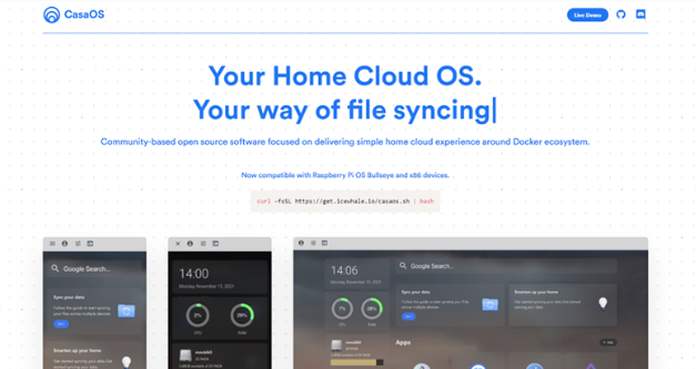 CasaOS: 免费开源的家庭云服务器系统