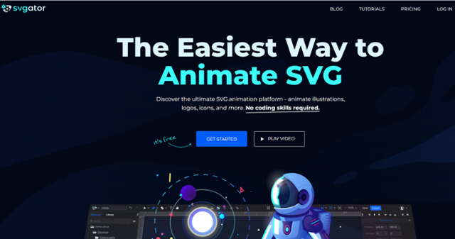 SVGator: 免费的在线SVG动画制作工具