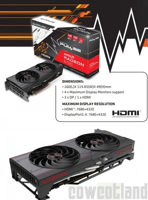 AMD准备推出Radeon RX 6700 10GB显卡 首批定制款将于6月9日上市