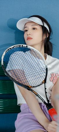 王楚然可爱网球美女手机壁纸