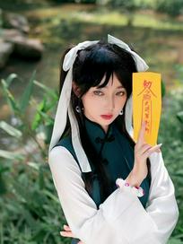 小埋姐姐：没事去公园驱驱鬼～#药指 #药指cos #国风