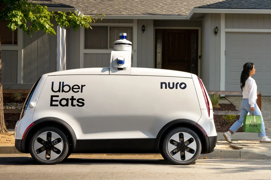Uber Eats和Nuro签署10年协议 在加州和德州提供机器人送餐服务