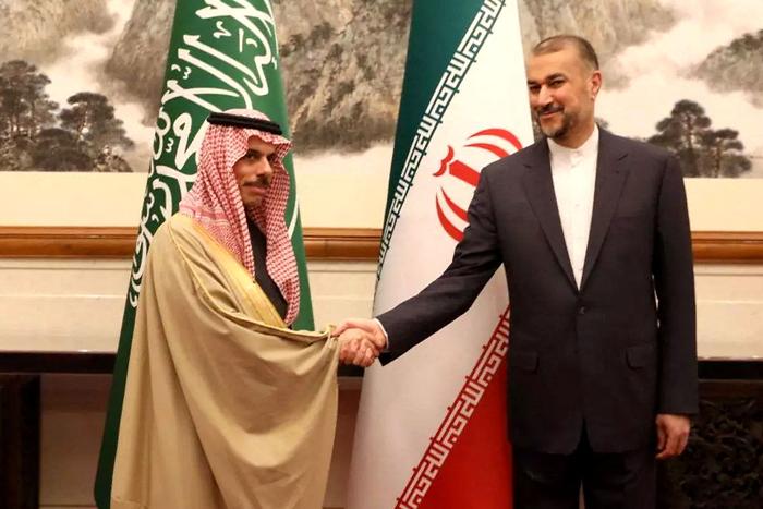伊朗总统与沙特王储讨论巴以局势