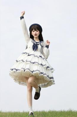 小佳不是果子脸：航海少女。#lolita #吃我一波lolita安利#航海少女