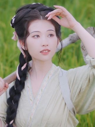 舒湘君：这是你心中的种田文女主吗？#古风 #汉服 #东方美学