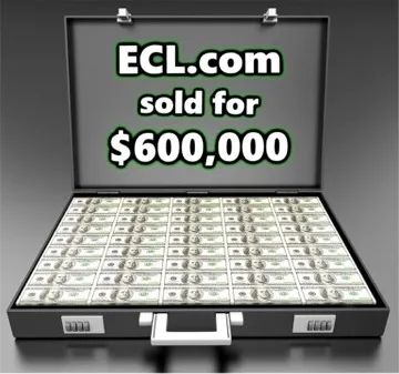 亚洲买家斥资60万美金收购ECL.com域名