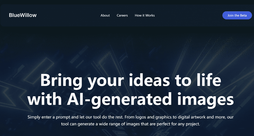 BlueWillow AI 用AI生成的图像将你的想法变为现实