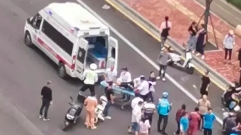 男子驾车连撞9人逃跑 目前已落网