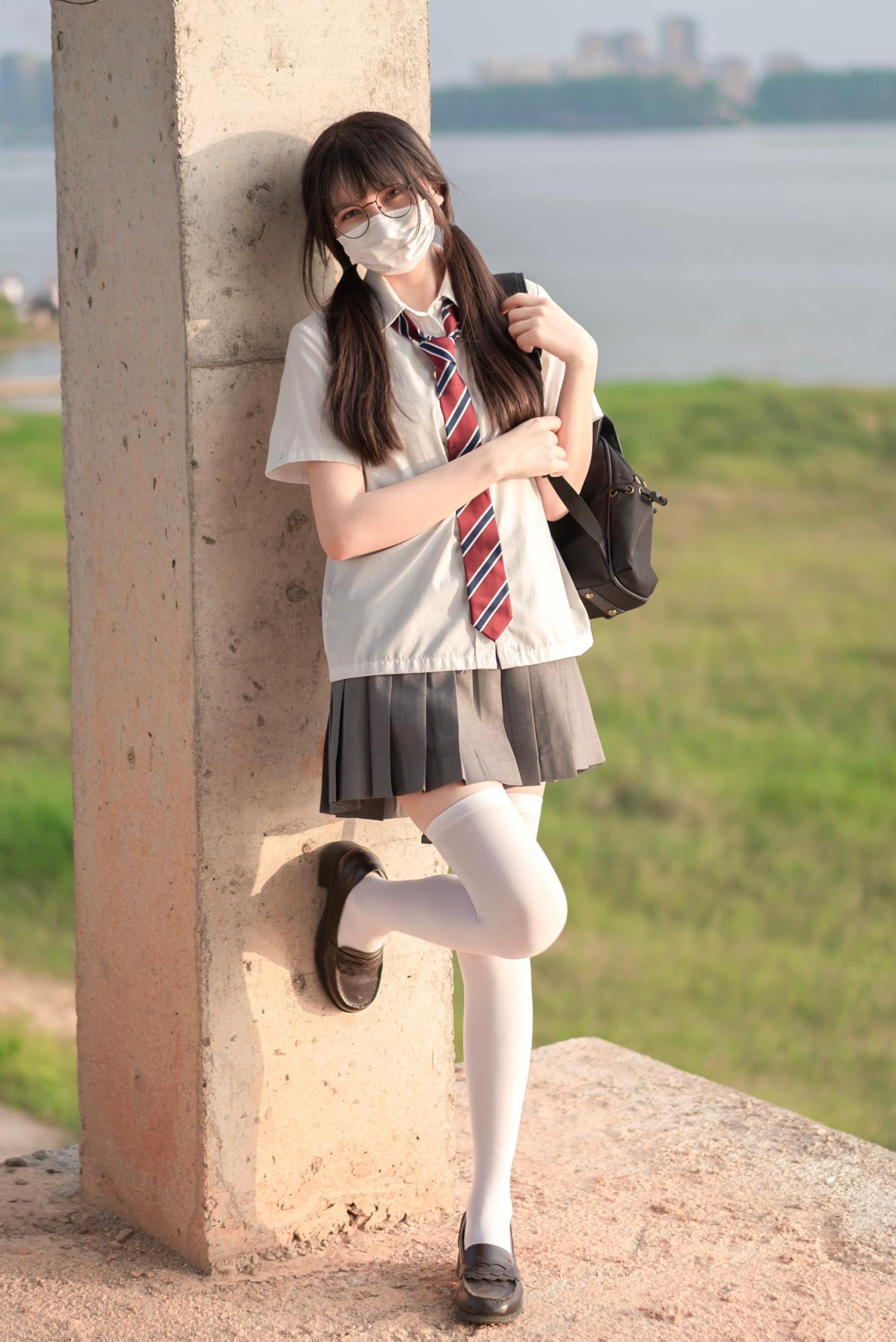 糯米佳佳QvQ：放学后一起走啊#jk制服 