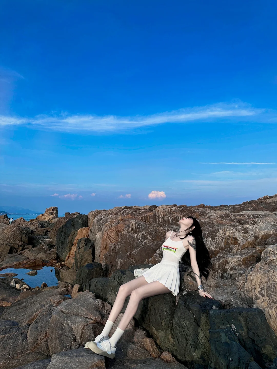 无糖奶油 老娘与海 #今日份海边  #海边拍照 #青岛