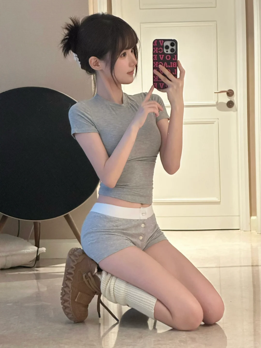 刘小晶 假期宅 #Ootd    #显瘦穿搭 #我的宅家日常