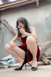 闰节：不愧是高跟鞋，像我这种屌丝穿也蛮好看的#随拍 #反差 #穿搭