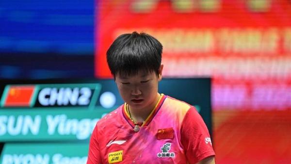 孙颖莎首度不敌张本美和
