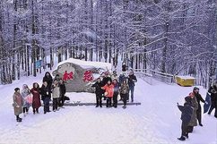 中国最北城市漠河降雪