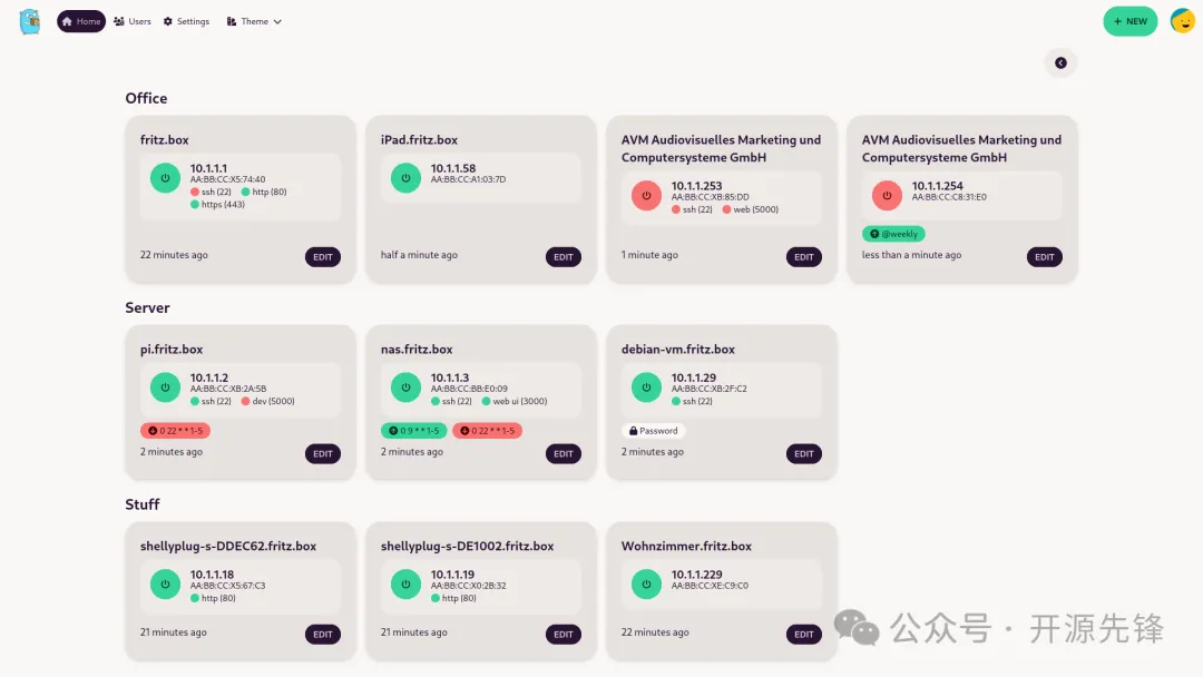 UpSnap是一个基于Web的局域网唤醒应用