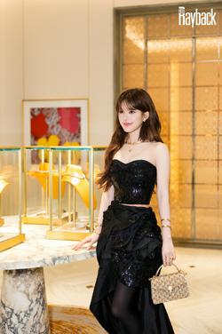 赵露思 宝格丽武汉精品店开幕  Total - Rahul Mishra 2024秋冬高级定制