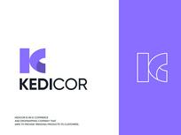 KEDICOR k logo design