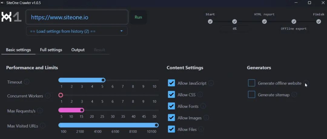 SiteOneCrawler一款简单易用、功能强大的网站分析工具