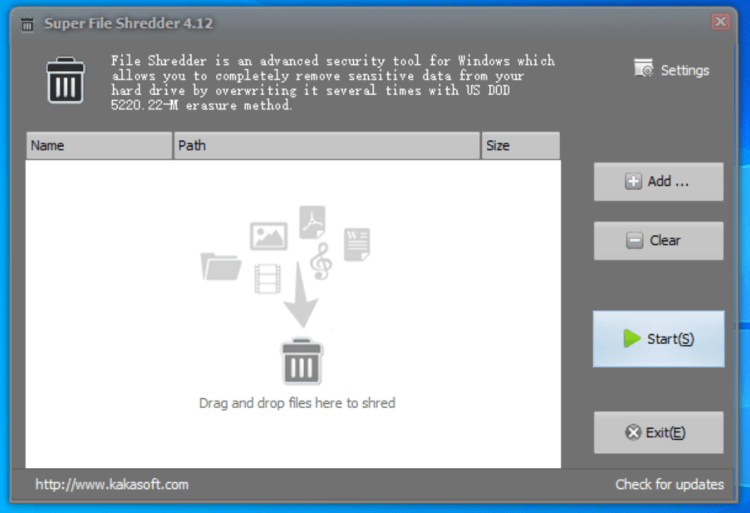 Free File Shredder – 彻底安全删除系统文件无法恢复软件