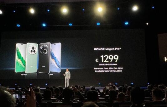 荣耀Magic6 Pro海外发布：1.8亿像素潜望长焦+青海湖电池