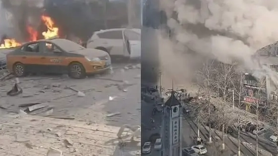 河北燕郊炸鸡店爆燃后4层楼体坍塌