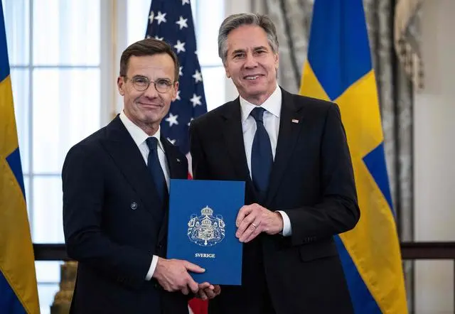 瑞典正式加入北约