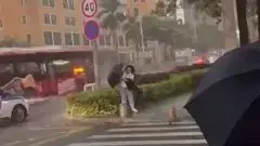 北京多区狂风暴雨