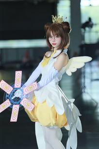 韵子kiyomi：来和我签下约定 成为酷洛使者吧！#cosplay #小樱cos