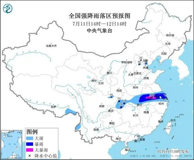 10余省区市今起有大到暴雨