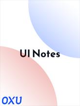 UI Notes