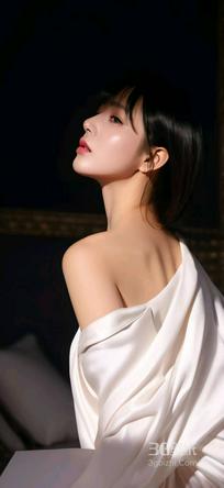 couo福利姬图库 高颜值侧颜美女白衣丝袜秀美丽肩膀写真手机壁纸图片