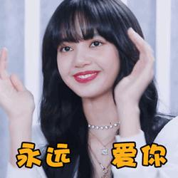 青春有你2 lisa 永远爱你 示爱 搞怪 逗SOOGIF