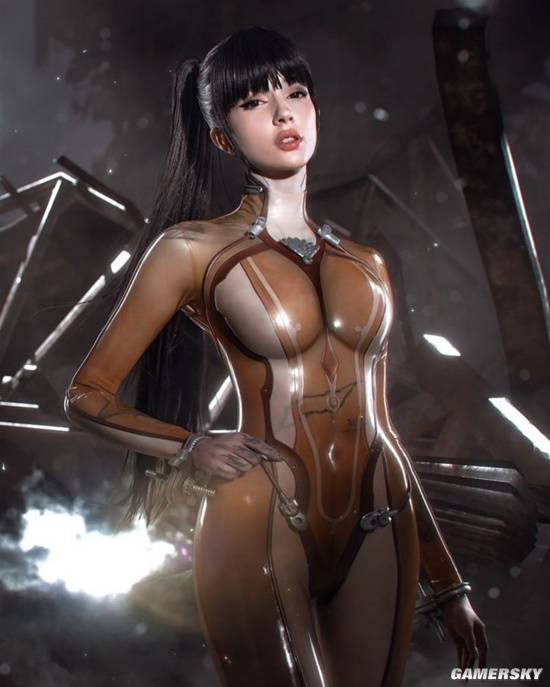 Alin Ma神似CG图的完美身材 人种优势拉满的欧美coser