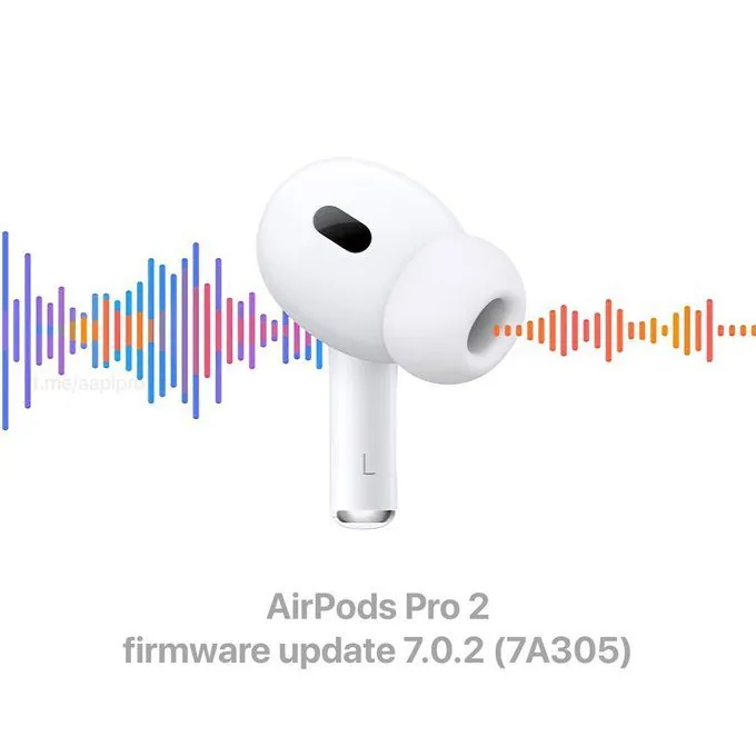 苹果向AirPods Pro 2耳机推送7A305新固件 本月第 3 次