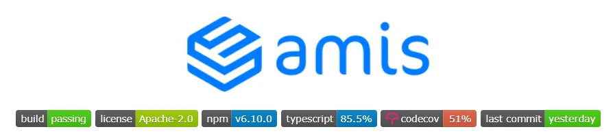 Amis百度开源的前端低代码框架