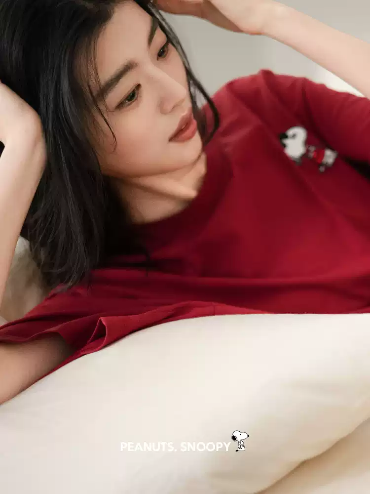 贝妍凉感睡衣睡衣上身非常的柔软舒服，好看！-tmall.com天猫