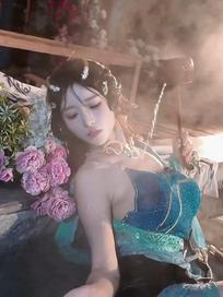 小水一号：#逆水寒cos #逆水寒手游 #温泉