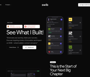 SWIB 展示成就，连接创客，SWIB助你讲述非凡旅程