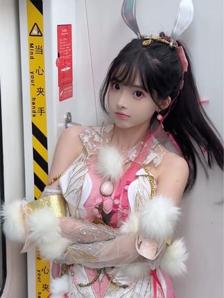 布蕾BREY：不可以吃兔兔！#小舞cos #永劫无间