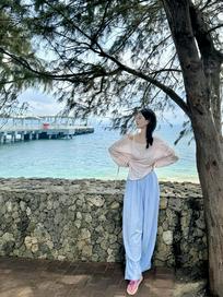 wuwu11：blueblue。#海边 #一起看海